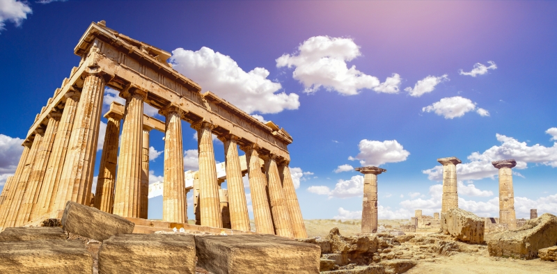 Die Geschichte der Akropolis von Athen