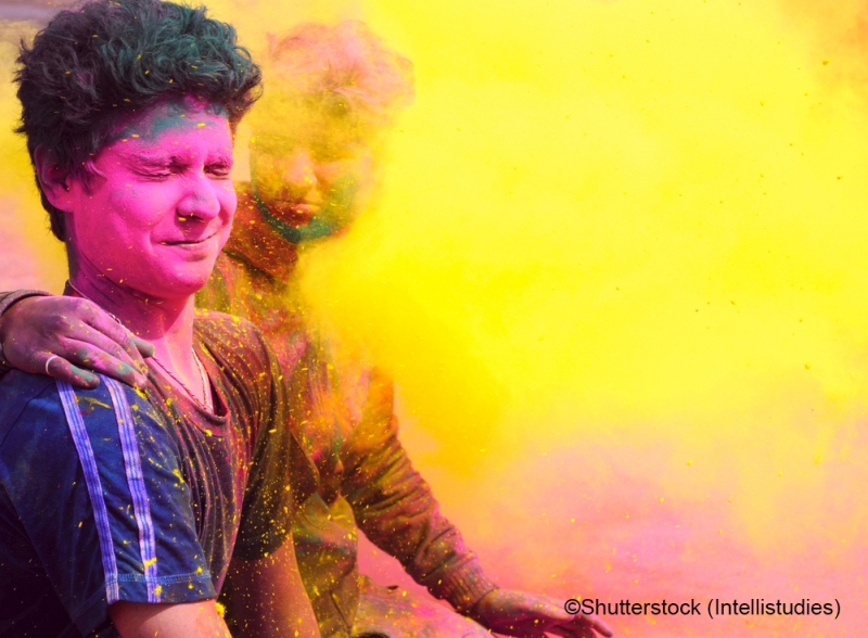 Holi-Fest Farbladung