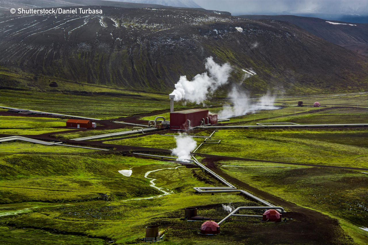 Krafla Power Plant in Iceland.