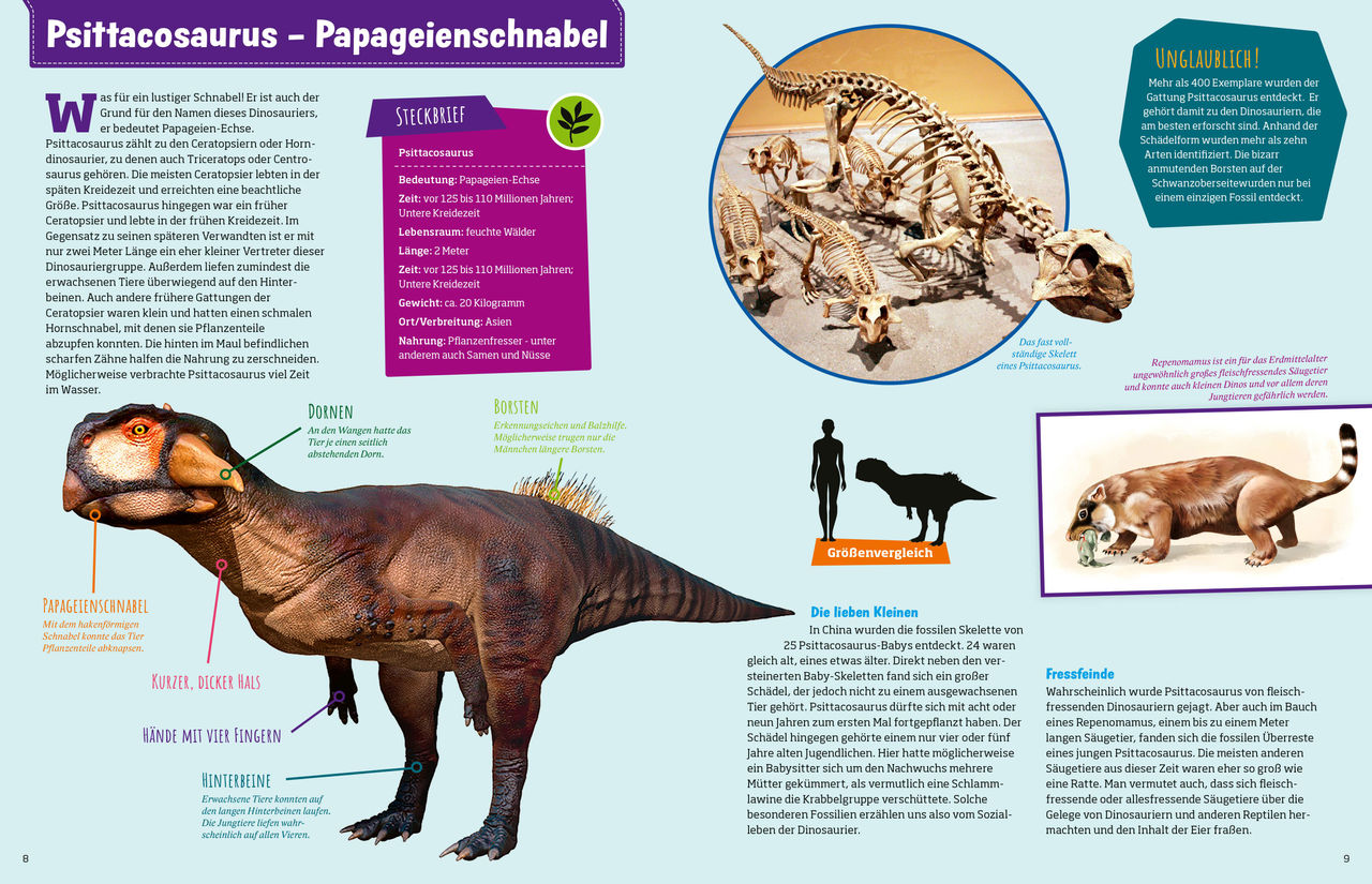 Innenseite 2 Editionen Dinosaurier